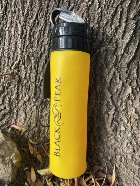 Soft water bottle - Black Peak yellow 500 ml. - blackpeak1985