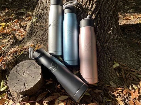 Black Peak Insulated Water Bottle Cup in Black, 0.550L - blackpeak1985