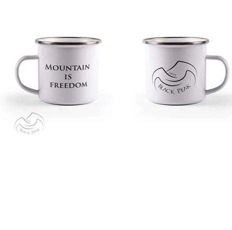 Enamel Mug Black Peak Forest Mug - blackpeak1985