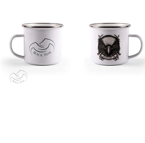 Enamel Mug Black Peak Forest Aquila - blackpeak1985