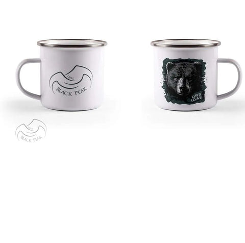 Enamel Mug Black Peak Forest Urs - blackpeak1985