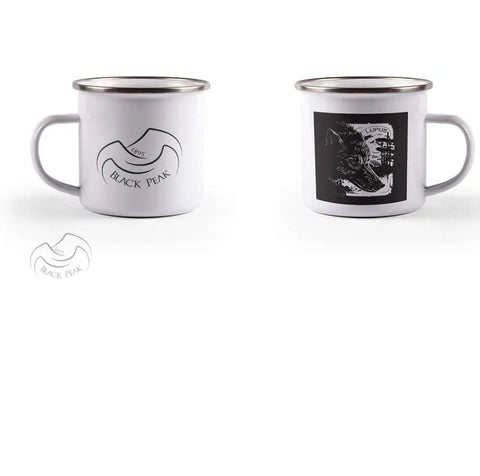 Enamel Mug Black Peak Forest Lupus - blackpeak1985