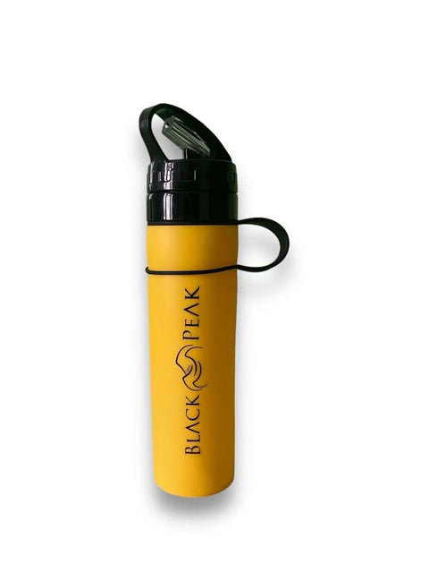Soft water bottle - Black Peak yellow 500 ml. - blackpeak1985