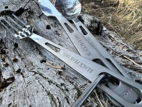 BlackPeak1895 Titanium 3pc Cutlery Set - blackpeak1985