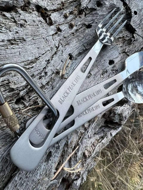 BlackPeak1895 Titanium 3pc Cutlery Set - blackpeak1985